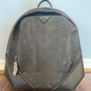 MCM Ottomar Monogram Leather Backpack